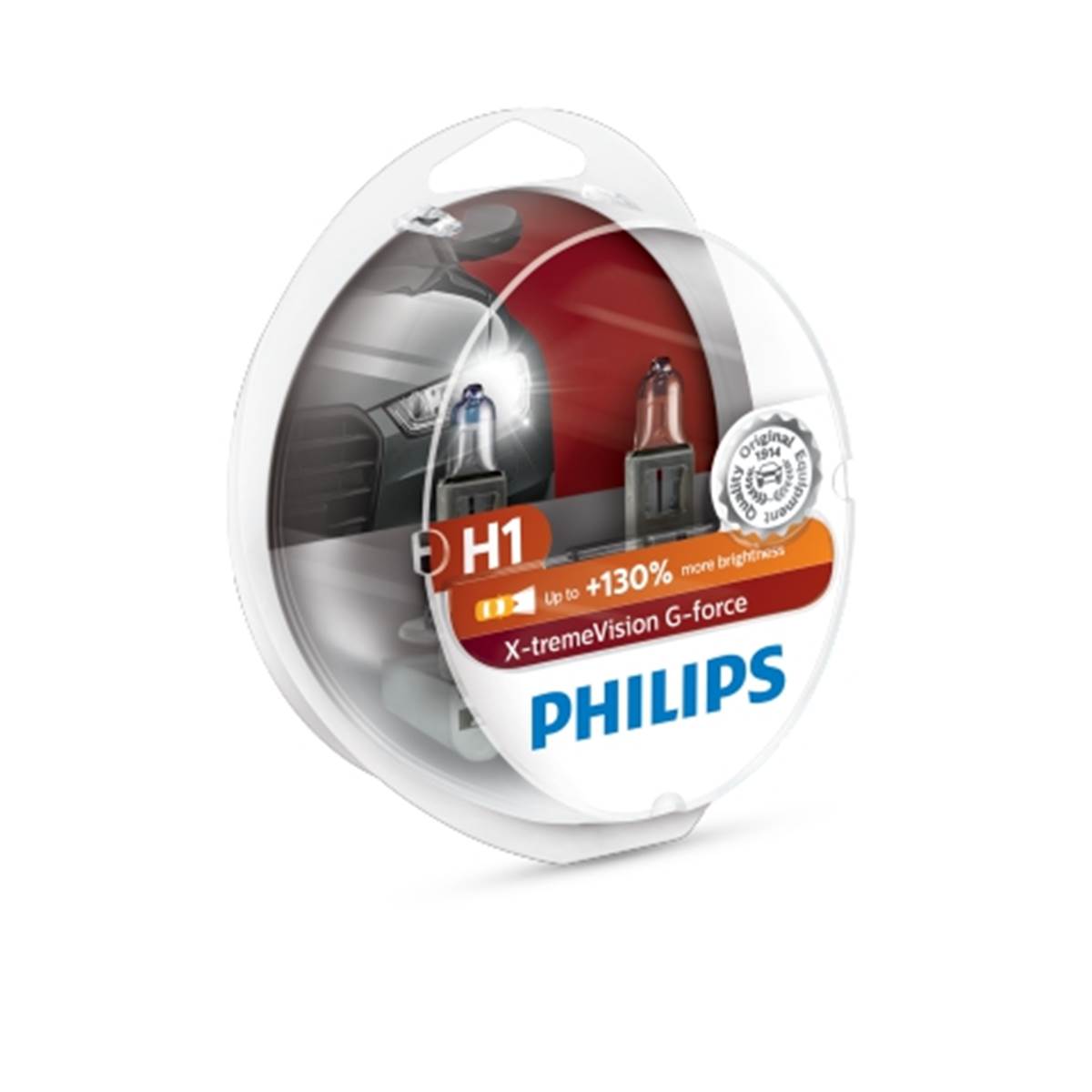 Ampoules (2 pièces) Philips Premium X-treme Vision G-force H1