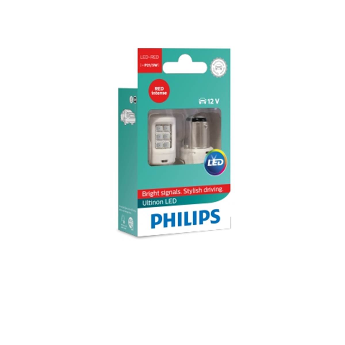 Ampoules (2 pièces) Philips Premium Led P21/5w Rouge