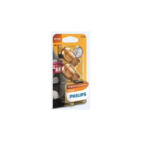 2 ampoules Philips premium Vision WY21W