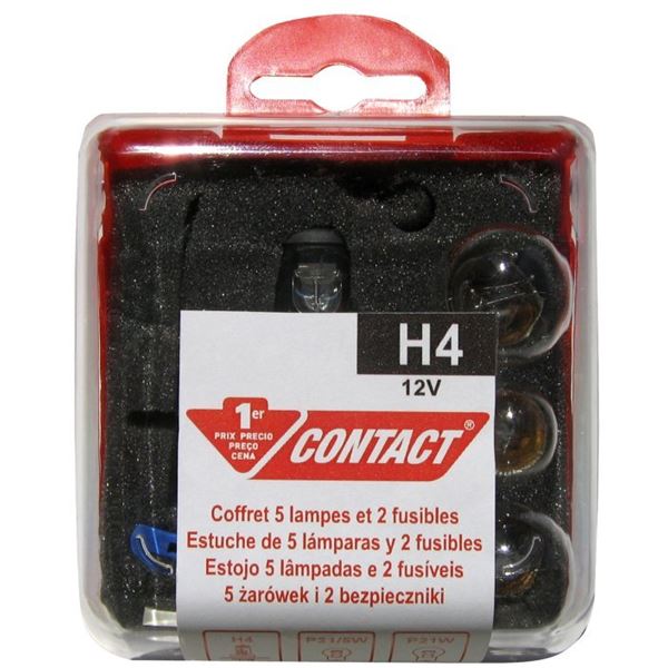 Coffret d'ampoules H4 Contact