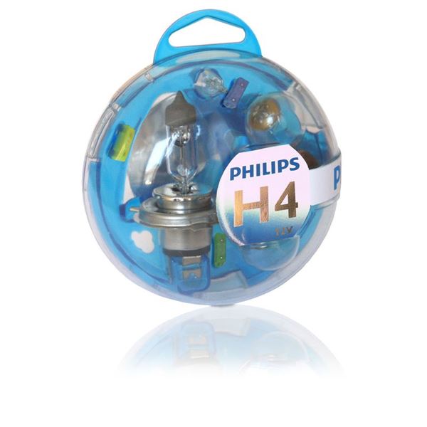 Coffret d'ampoules Philips premium H4 - Feu Vert