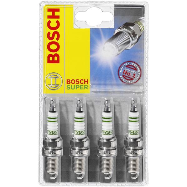 4 bougies d'allumage Bosch N°01 - Feu Vert