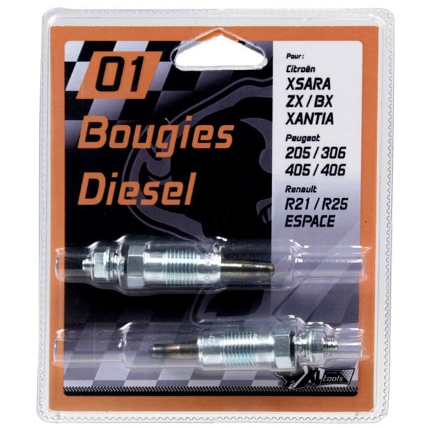 2 Bougies de préchauffage 1er prix n°1
