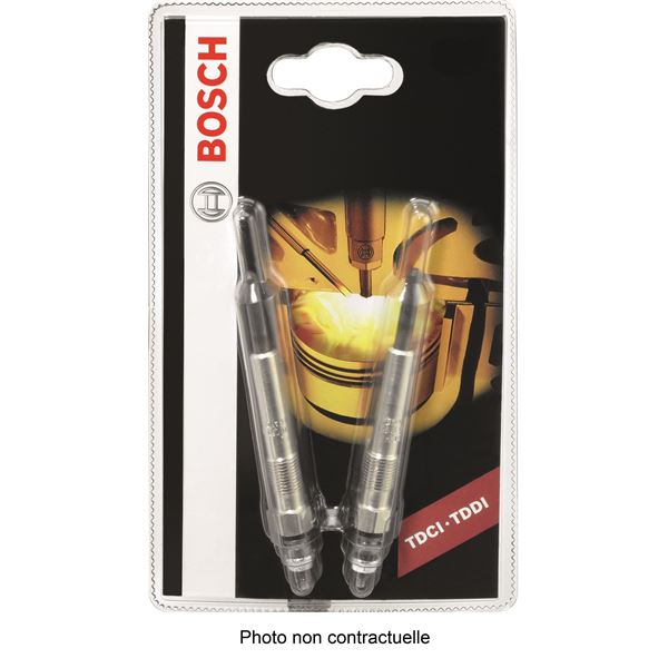 2 bougies de préchauffage Bosch N°29