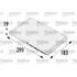 Filtre d'habitacle FH212 Valeo