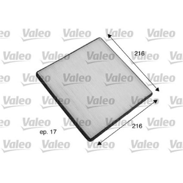Filtre d'habitacle FH112 Valeo