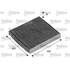 Filtre d'habitacle FH118 Valeo