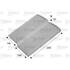 Filtre d'habitacle FH121 Valeo
