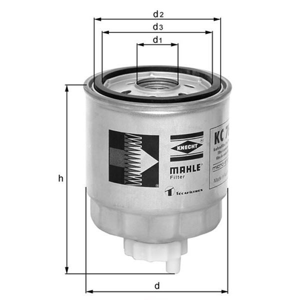 Filtre à gasoil KC47 Knecht
