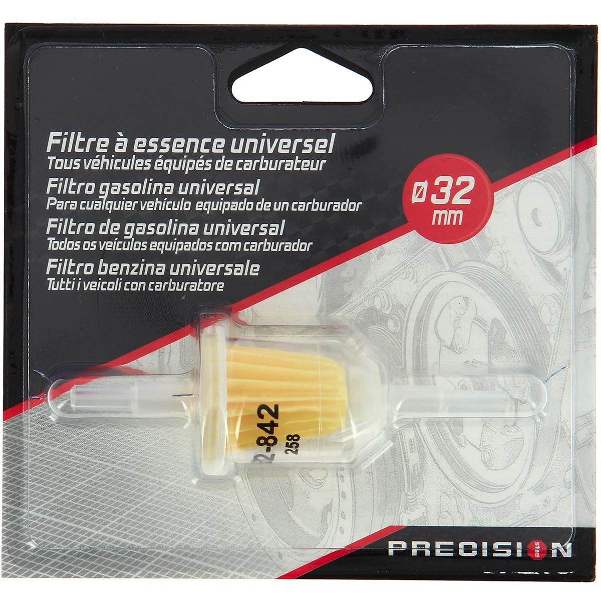 Filtre À Essence 32mm Precision Steel