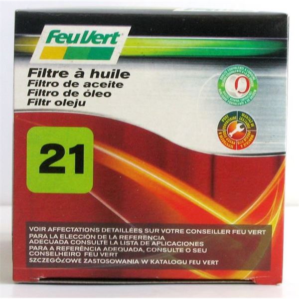 Filtre à huile Feu Vert N°21
