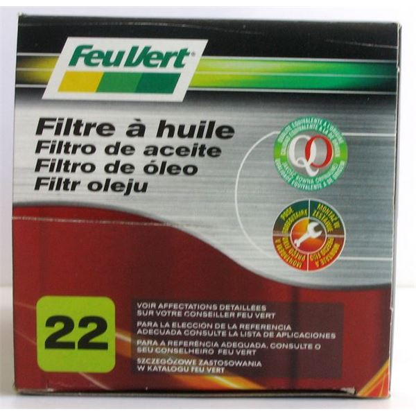 Filtre à huile Feu Vert N°22