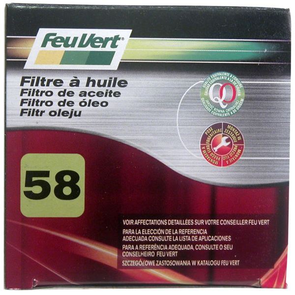 Filtre à huile Feu Vert N°58