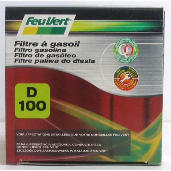 Filtre à gasoil Feu Vert D100