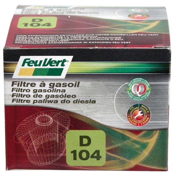 Filtre à gasoil Feu Vert D104