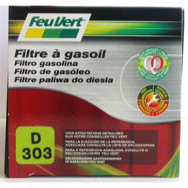 Filtre à gasoil Feu Vert D303