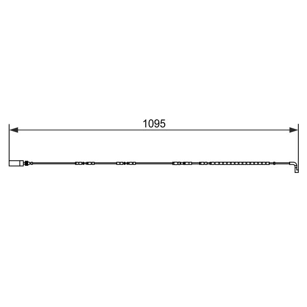Témoin d'usure de plaquettes de frein Bosch AP341