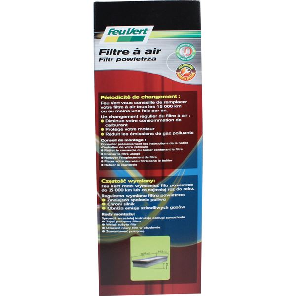 Filtre à air Feu Vert N° 930