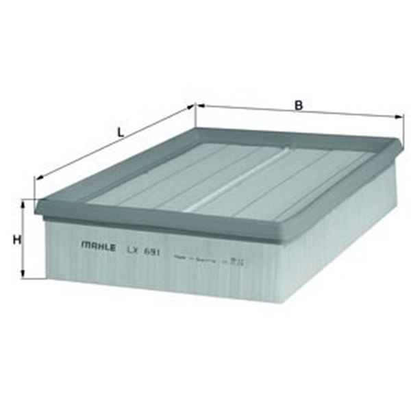 Filtre à air LX691 Knecht