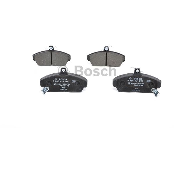 4 plaquettes de frein avant Bosch BP097