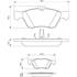 4 Plaquettes de frein avant Bosch BP111