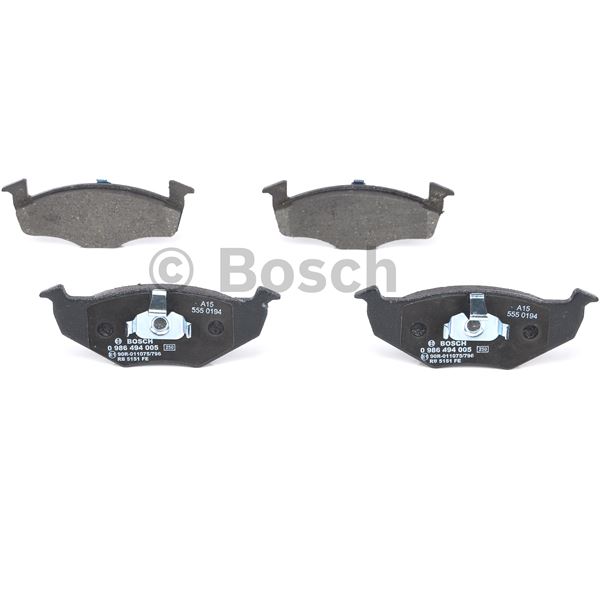 4 plaquettes de frein avant Bosch BP172