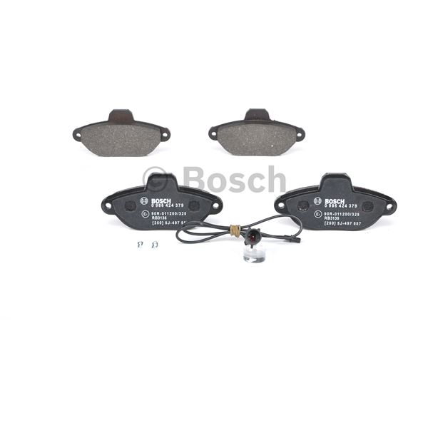 4 plaquettes de frein avant Bosch BP190
