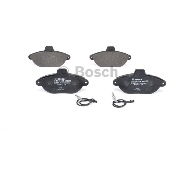 4 plaquettes de frein avant Bosch BP205