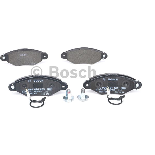 4 plaquettes de frein avant Bosch BP224