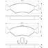 4 Plaquettes de frein avant Bosch BP231