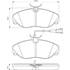 4 Plaquettes de frein avant Bosch BP304
