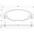 4 plaquettes de frein avant Bosch BP327