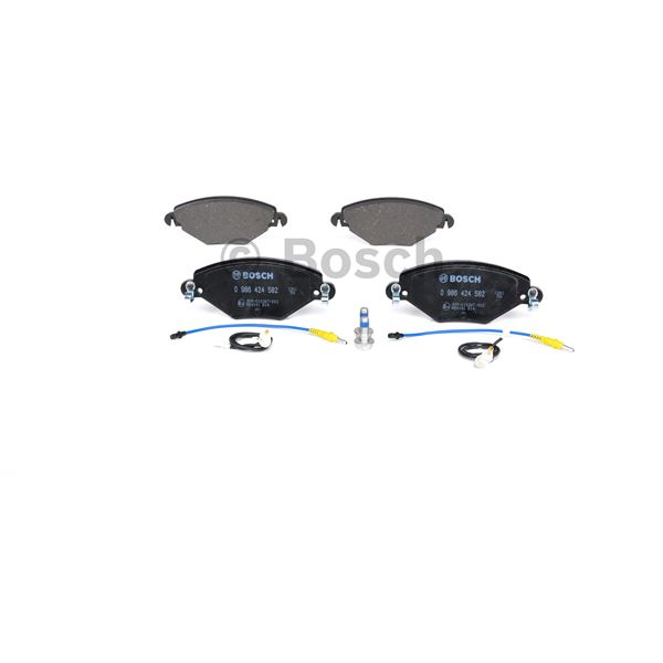 4 plaquettes de frein avant Bosch BP328