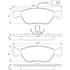 4 Plaquettes de frein avant Bosch BP335