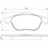 4 plaquettes de frein avant Bosch BP347