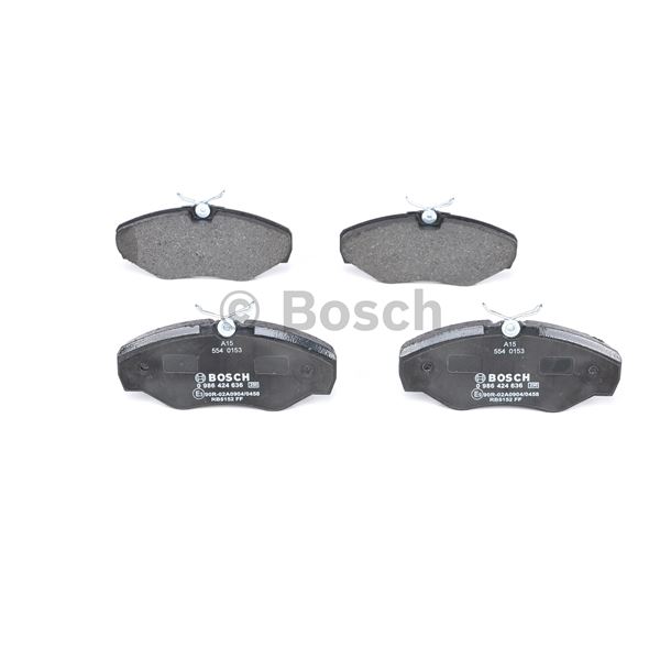 4 plaquettes de frein avant Bosch BP355