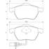 4 plaquettes de frein avant Bosch BP419
