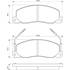 4 Plaquettes de frein avant Bosch BP515