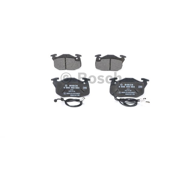 4 plaquettes de frein avant Bosch BP552