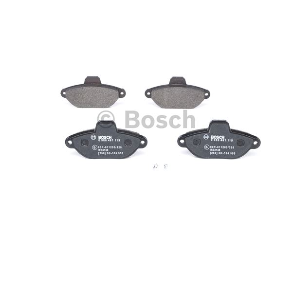 4 plaquettes de frein avant Bosch BP571