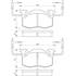 4 Plaquettes de frein avant Bosch BP683