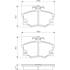 4 plaquettes de frein avant Bosch BP720