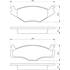 4 Plaquettes de frein avant Bosch BP735
