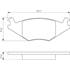 4 Plaquettes de frein avant Bosch BP738