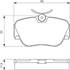 4 Plaquettes de frein avant Bosch BP770