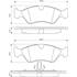 4 plaquettes de frein avant Bosch BP788