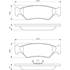 4 Plaquettes de frein avant Bosch BP789