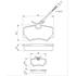 4 plaquettes de frein avant Bosch BP790
