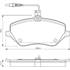 4 plaquettes de frein avant Bosch BP1008