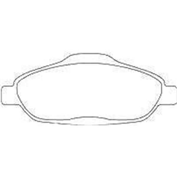 4 plaquettes de frein avant Bosch BP1173